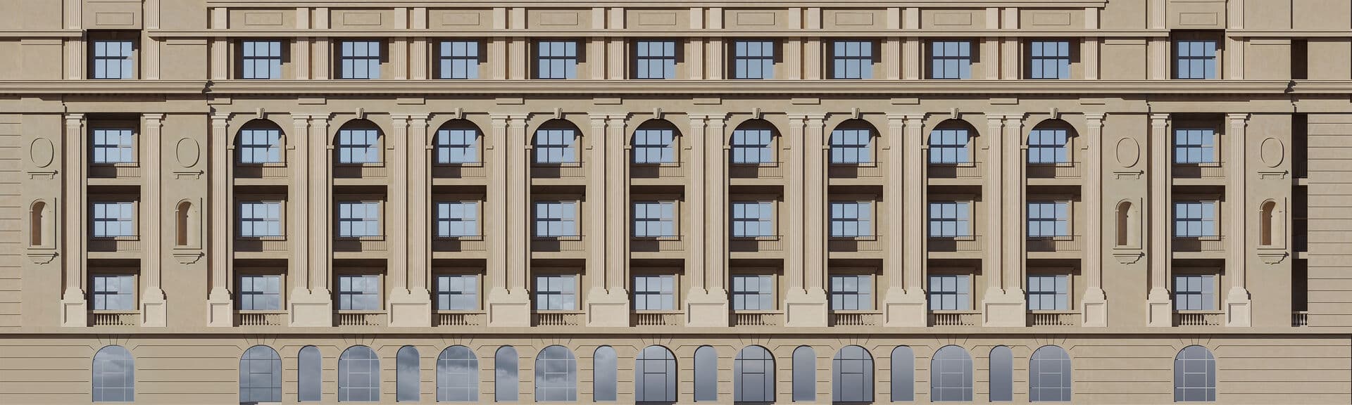 North facade elevation