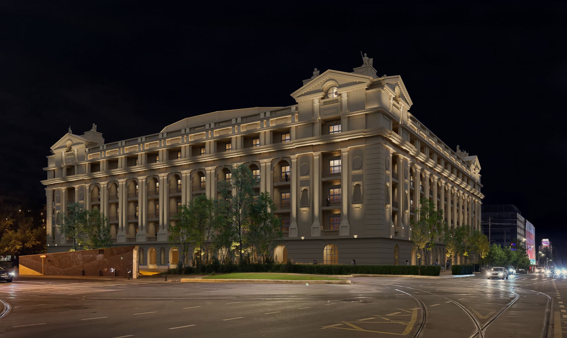 Unirea Business Center — architectural render